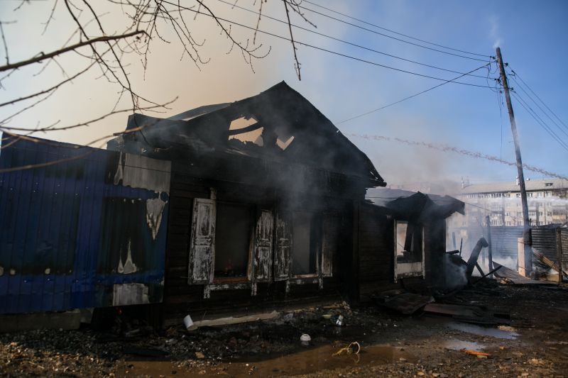 Commercial Fire Restoration detail